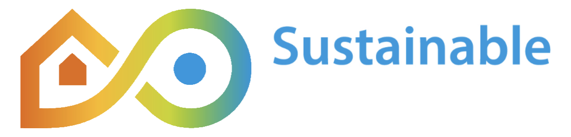 Sustainable home logo